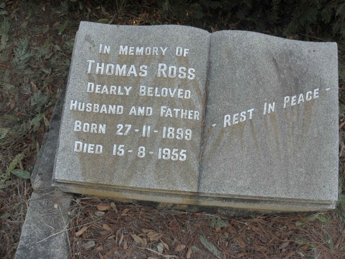 ROSS Thomas 1899-1955