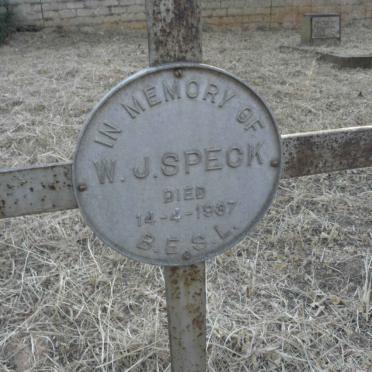 SPECK W.J. -1937
