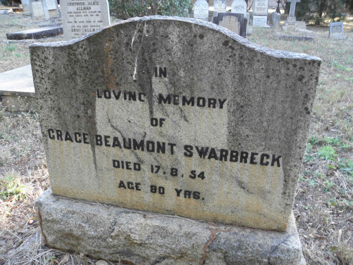 SWARBRECK Grace Beaumont -1954