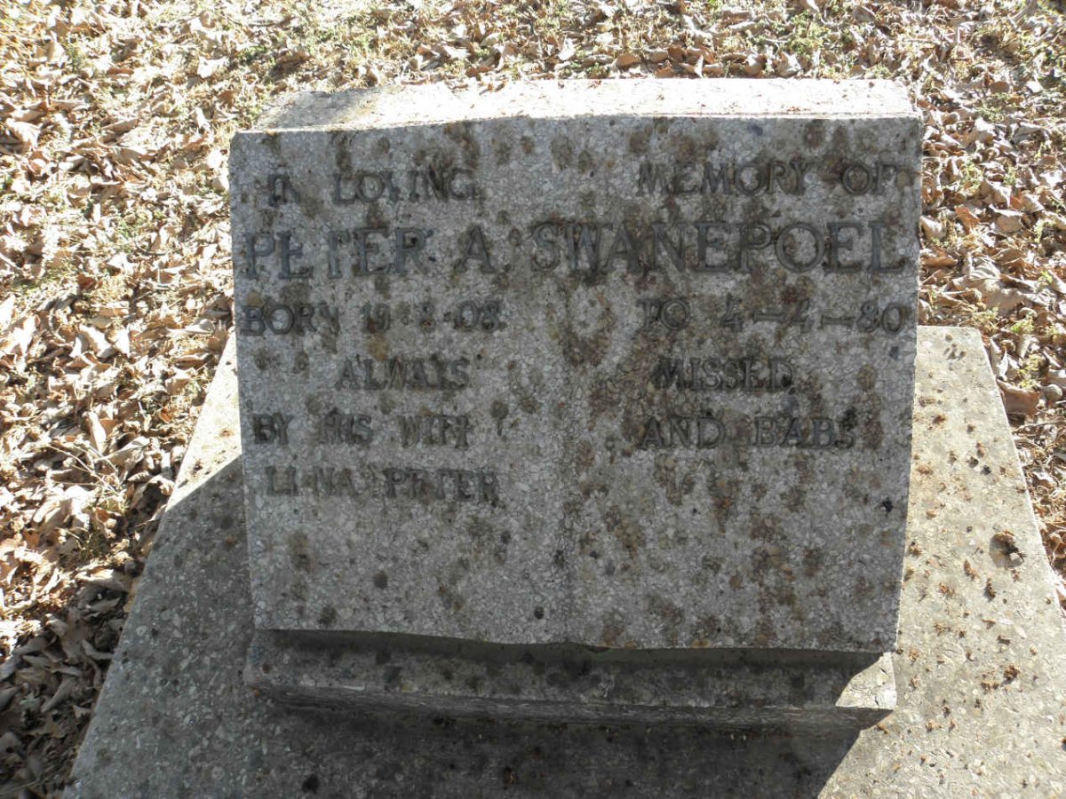 SWANEPOEL Peter A. 1908-1980
