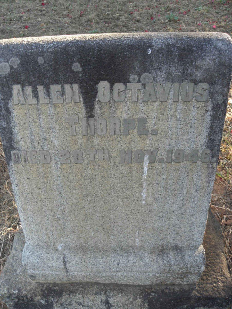 THORPE Allen Octavius -1946