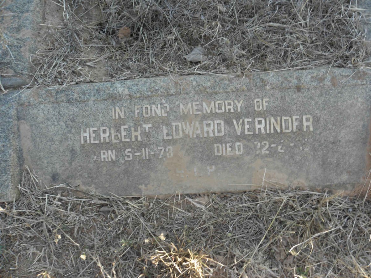 VERINDER Herbert Edward 1?73-19??