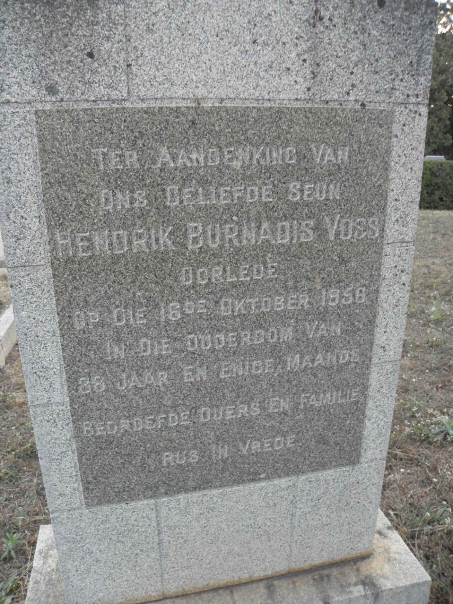 VOSS Hendrik Burnadis -1956
