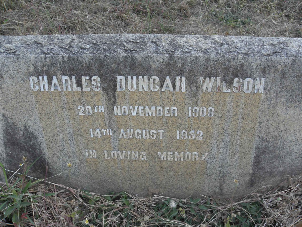 WILSON Charles Duncan 1908-1952