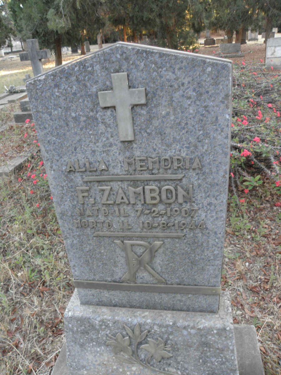 ZAMBON F. 1907-1944