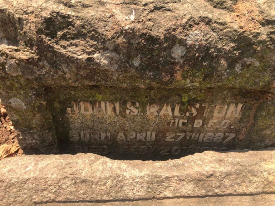 RALSTON John S. 1887-1928