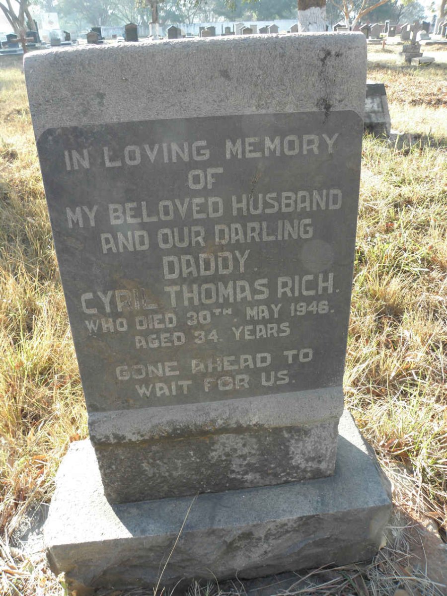 RICH Cyril Thomas -1946