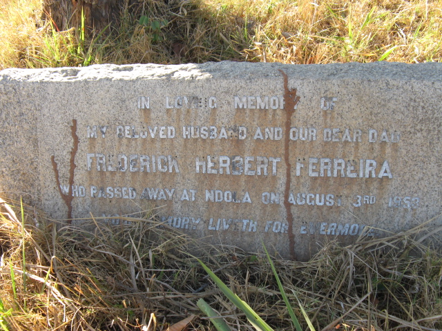 FERREIRA Frederick Herbert -1953