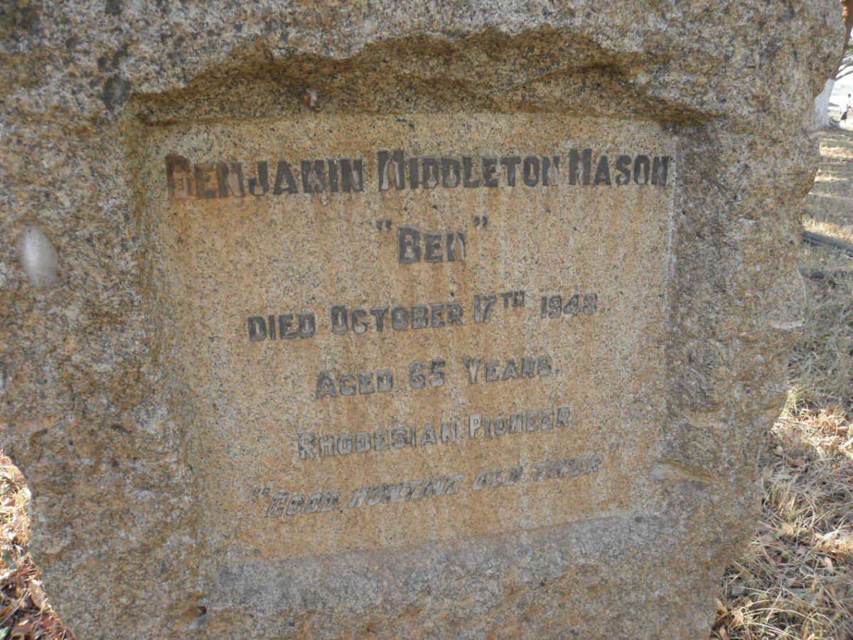 MASON Benjamin Middleton -1948