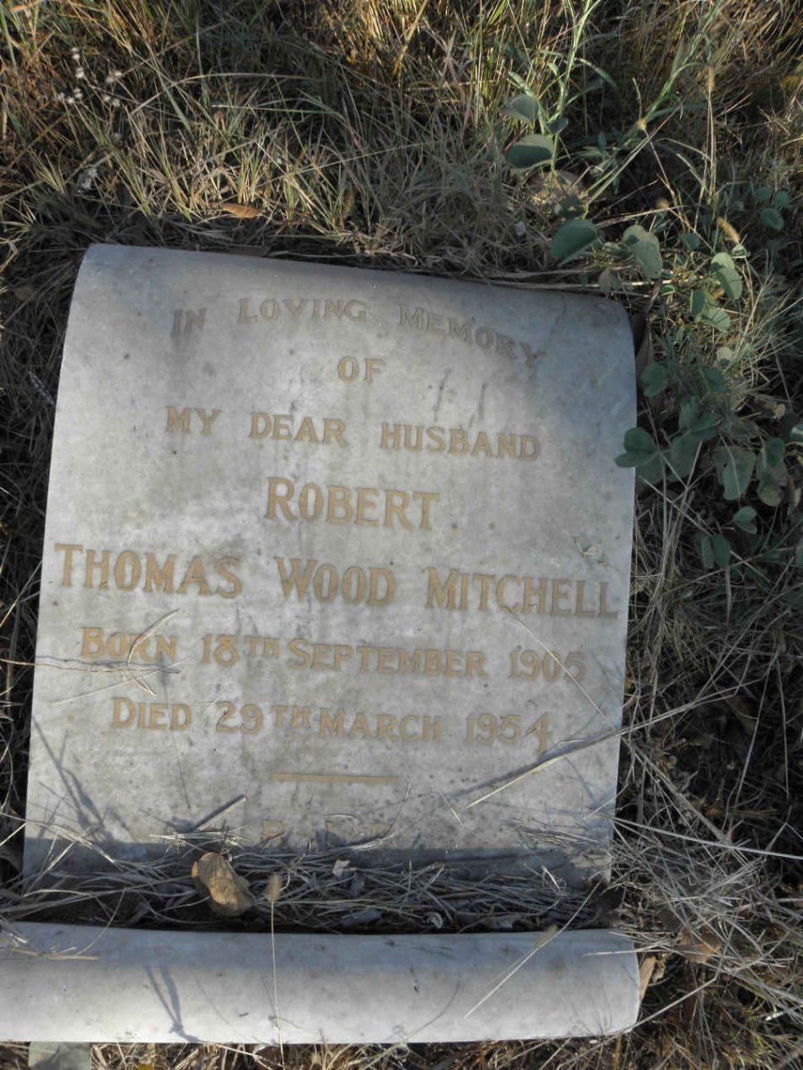 MITCHELL Robert Thomas Wood 1905-1954