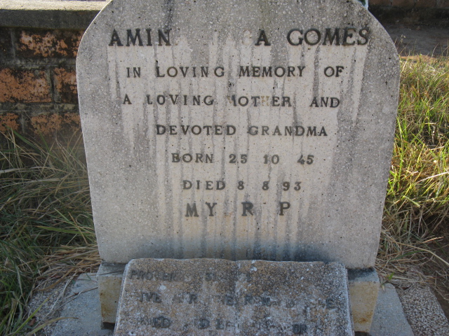 GOMES Amin? A? 1945-1993