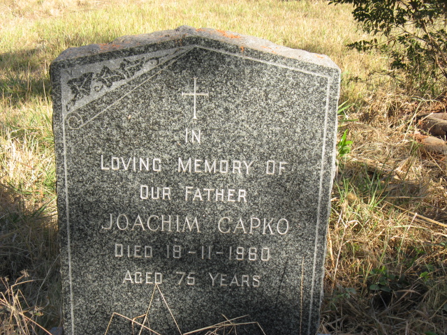 CAPKO Joachim -1960