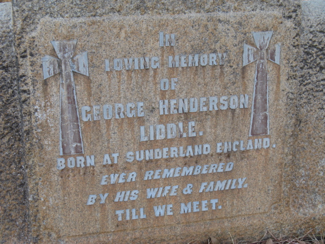 LIDDLE George Henderson 