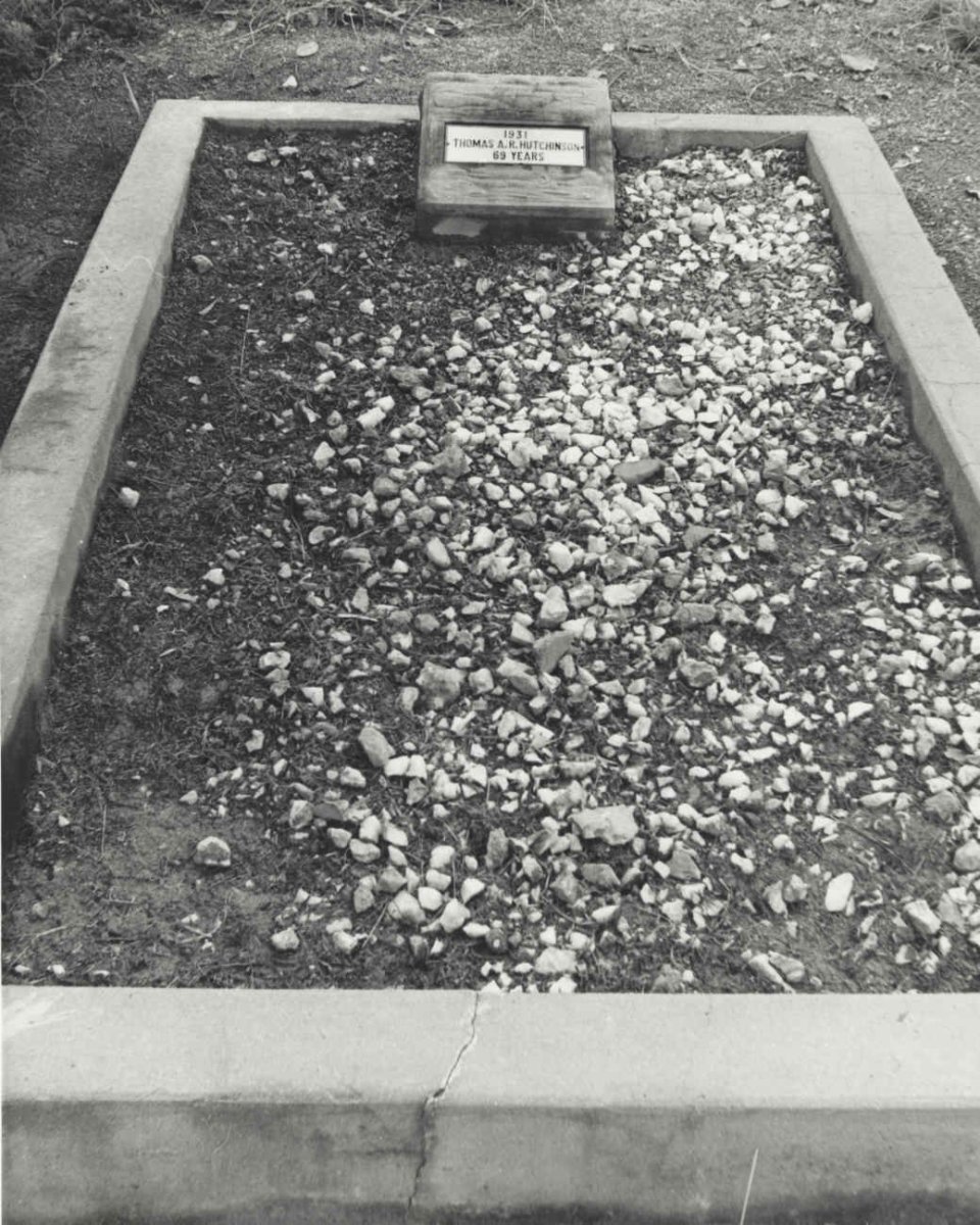 HUTCHINSON Thomas A.R. -1931