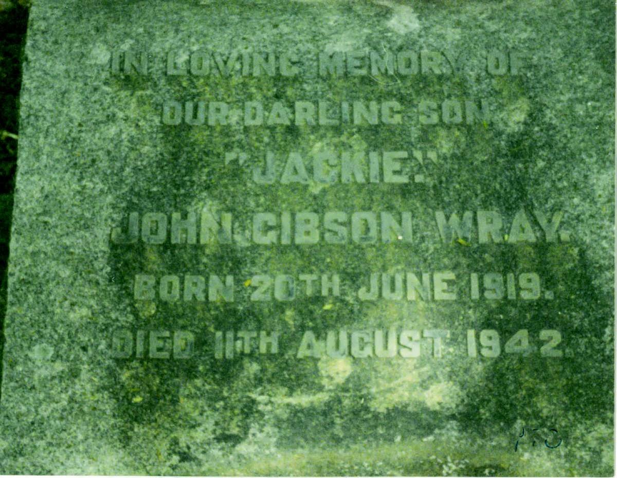 WRAY John Gibson 1919-1942