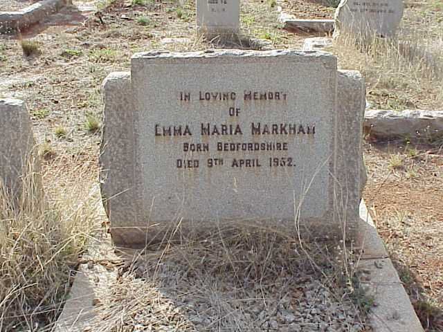 MARKHAM Emma Maria -1932