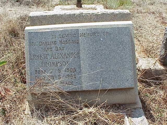 THOMPSON Ernest Alexander 1905-1968