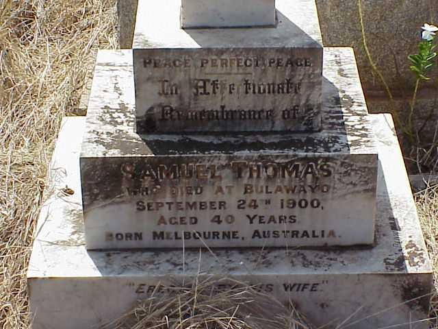 THOMAS Samuel -1900