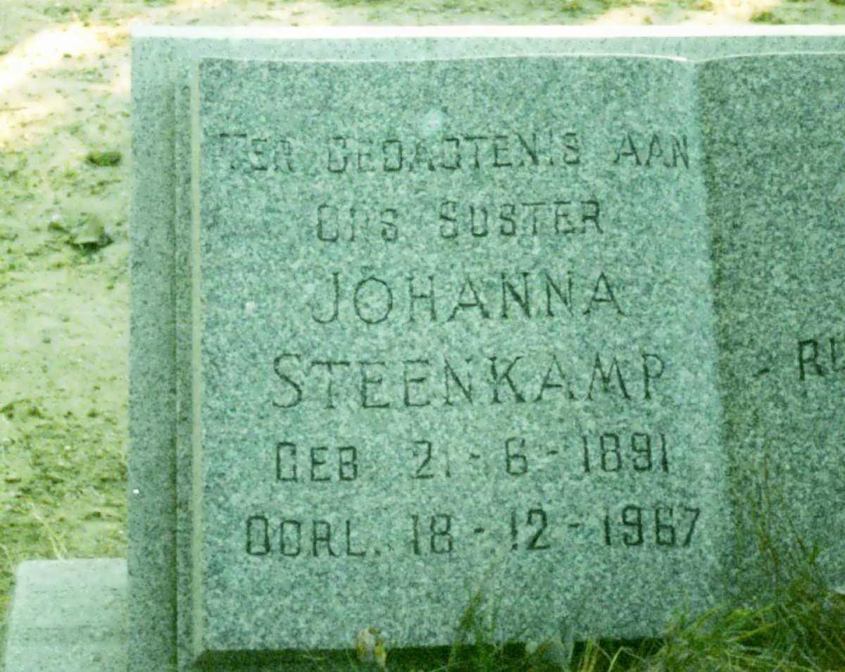 STEENKAMP Johanna 1891-1967