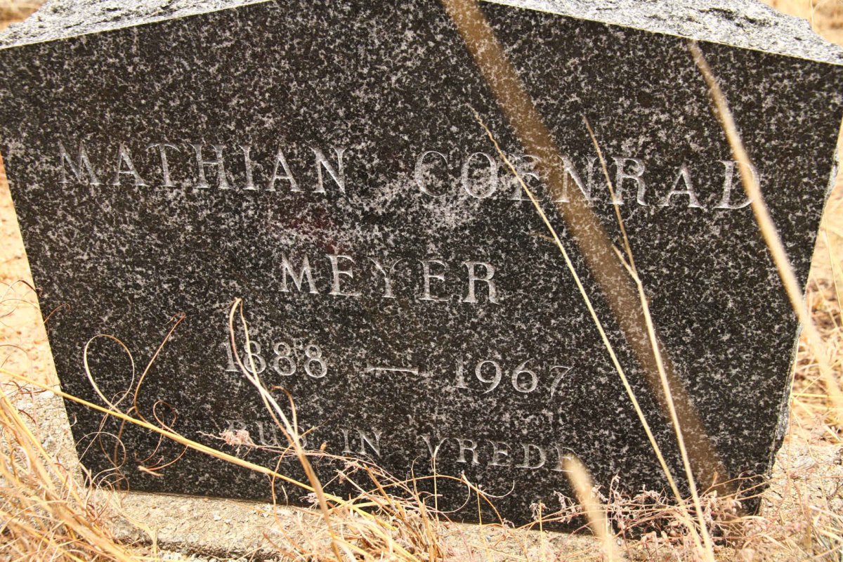 MEYER Mathian Coenrad 1888-1967
