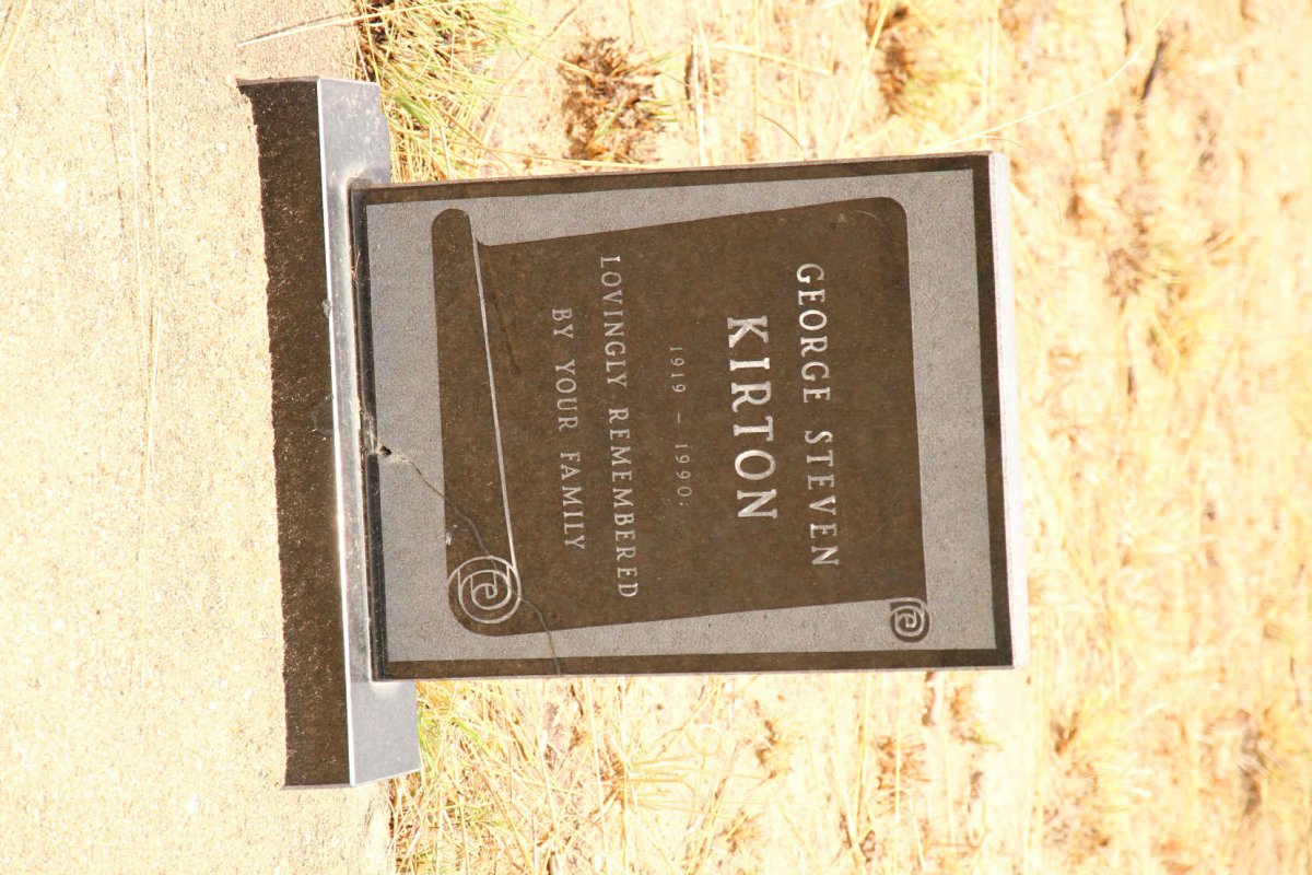 KIRTON George Steven 1919-1990