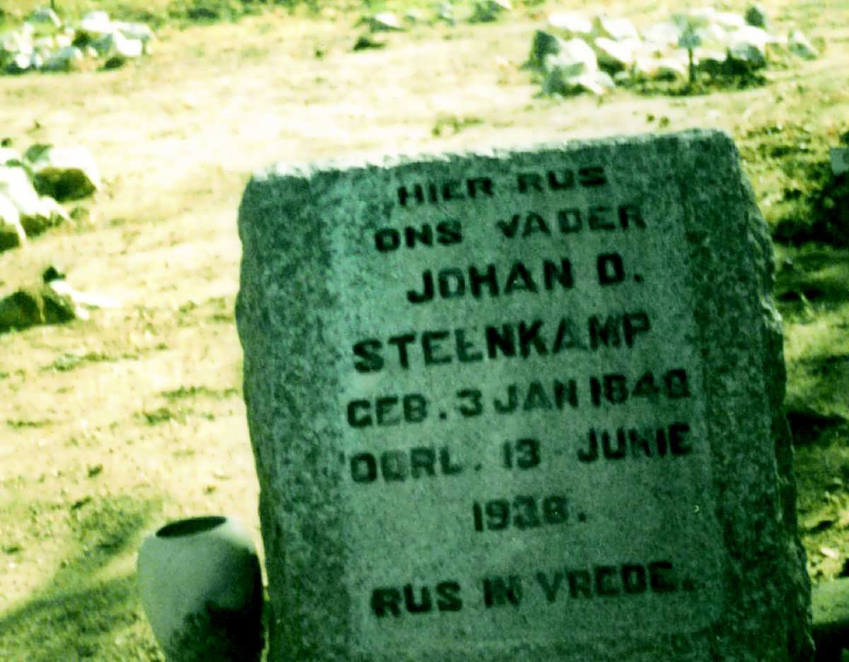 STEENKAMP Johan D. 1848-1938