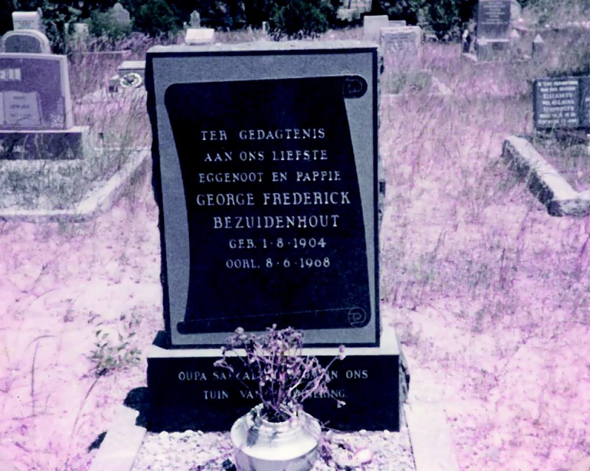 BEZUIDENHOUT George Frederick 1904-1968