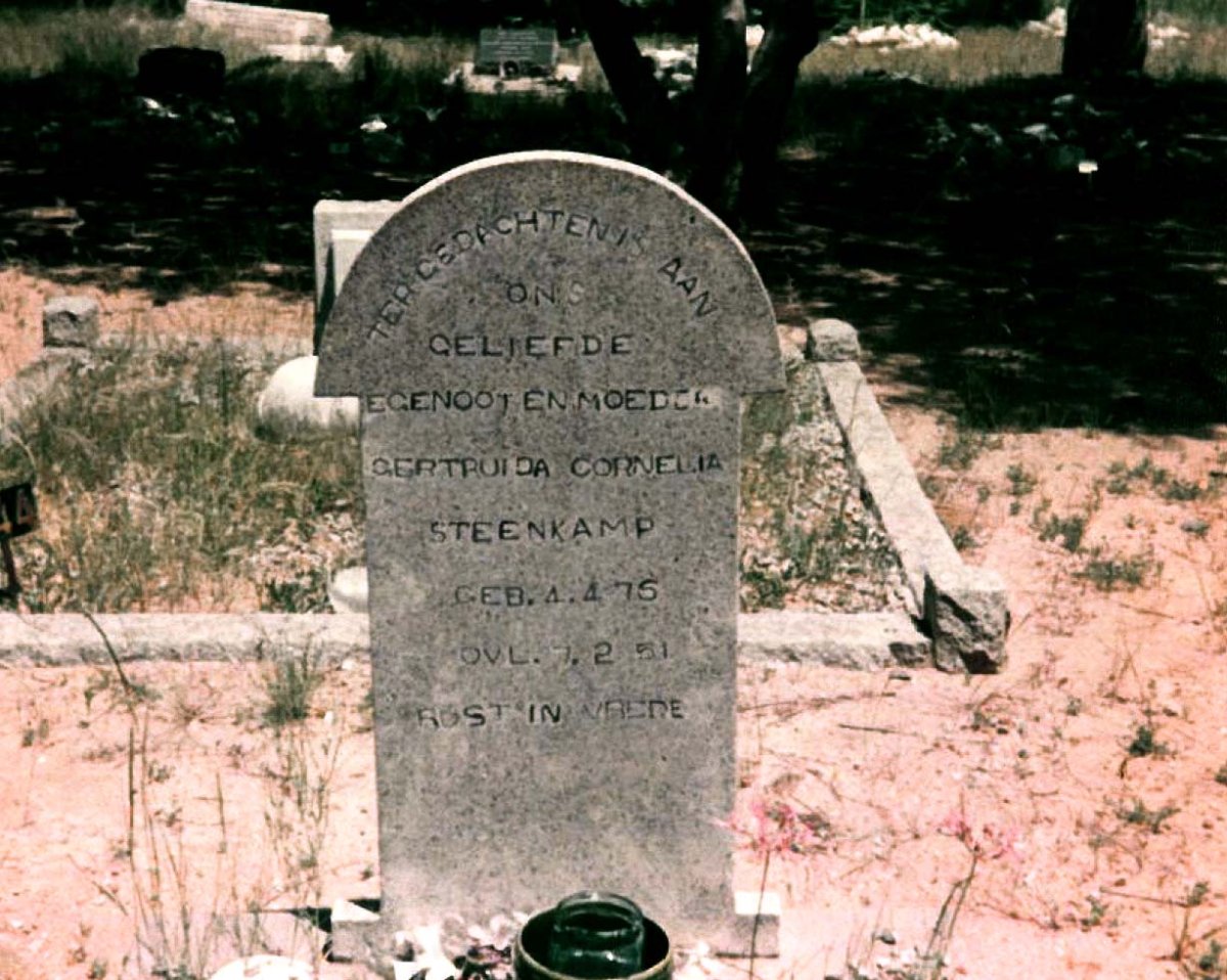 STEENKAMP Gertruida Cornelia nee LOURENS 1875-1951