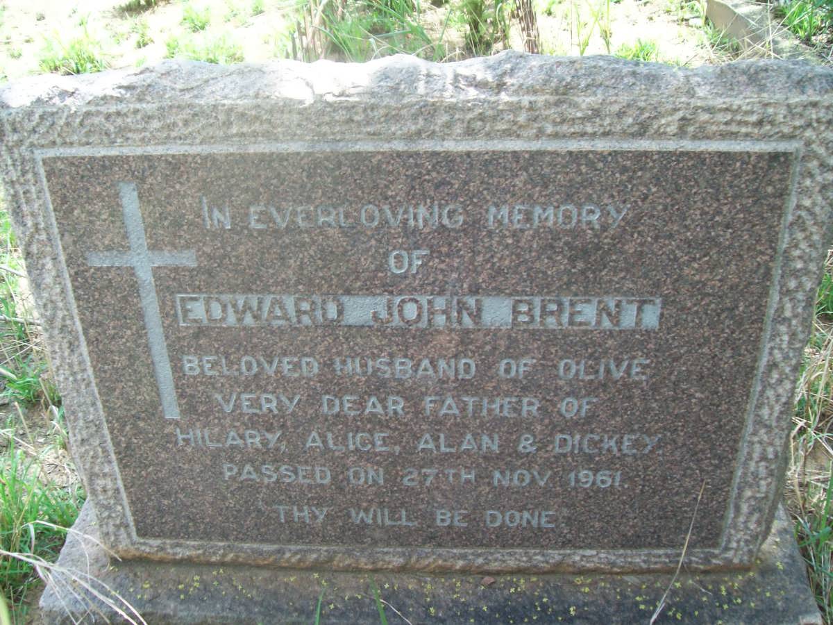 BRENT Edward John -1961