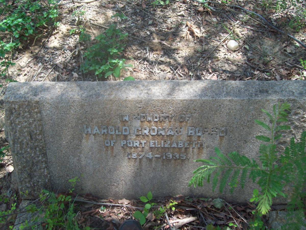 BO??D Harold Grona? 1847-1935