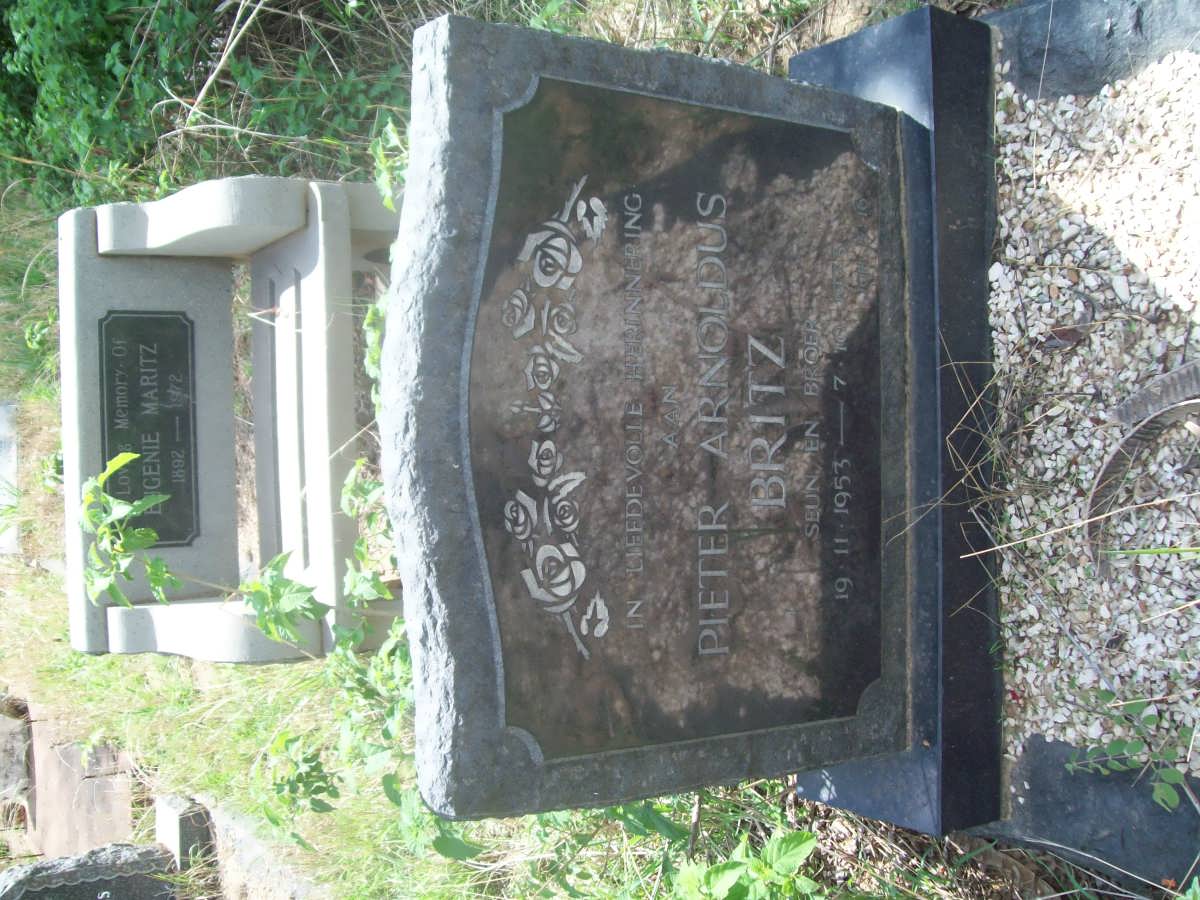 BRITZ Pieter Arnoldus 1953-1972