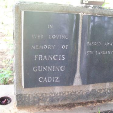 CADIZ Francis Gunning -1963