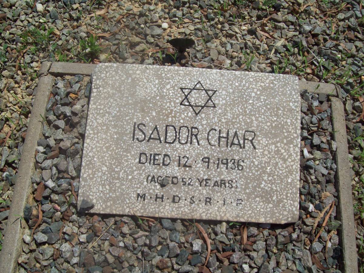 CHAR Isador -1936