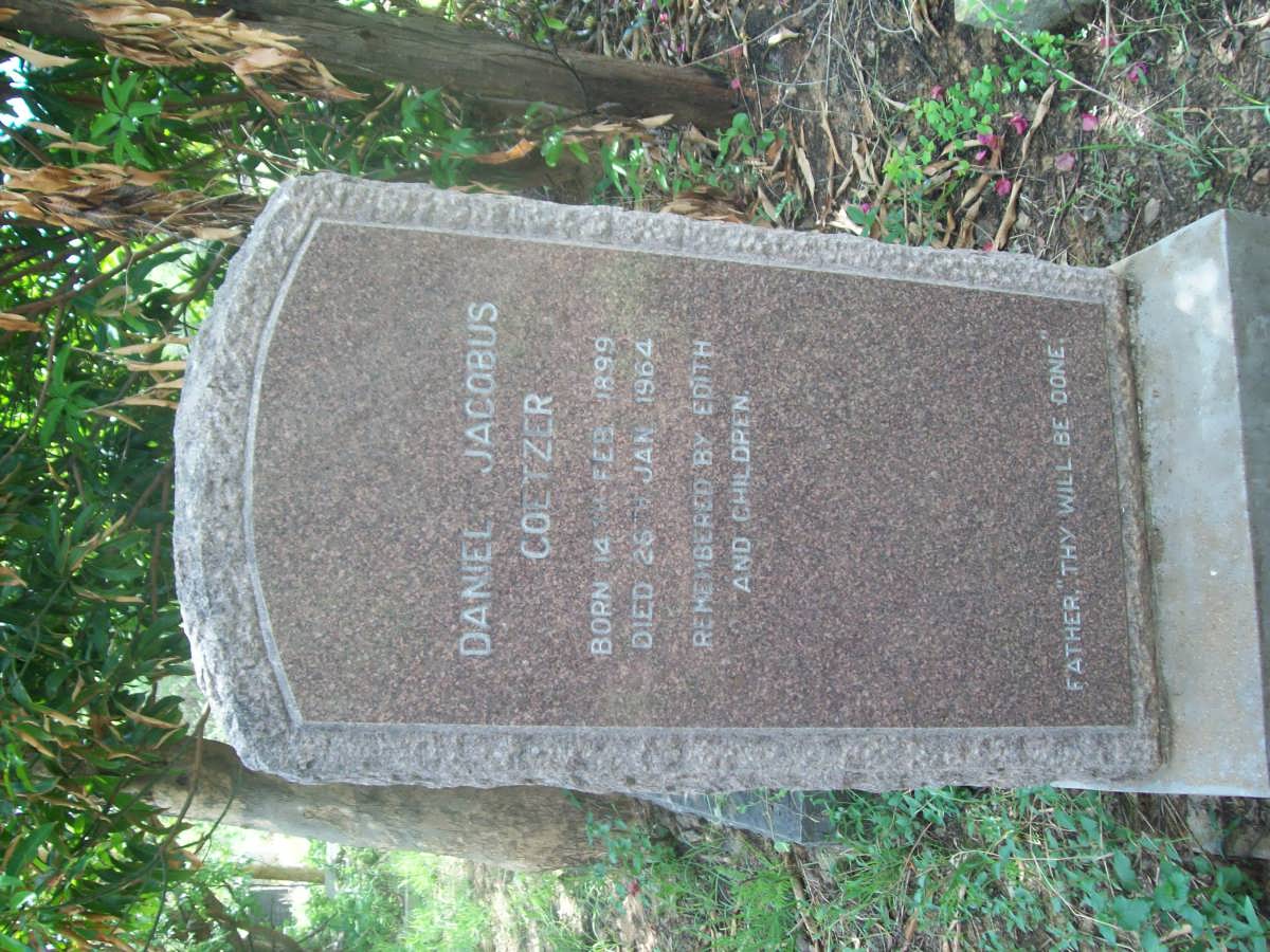 COETZER Daniel Jacobus 1899-1964