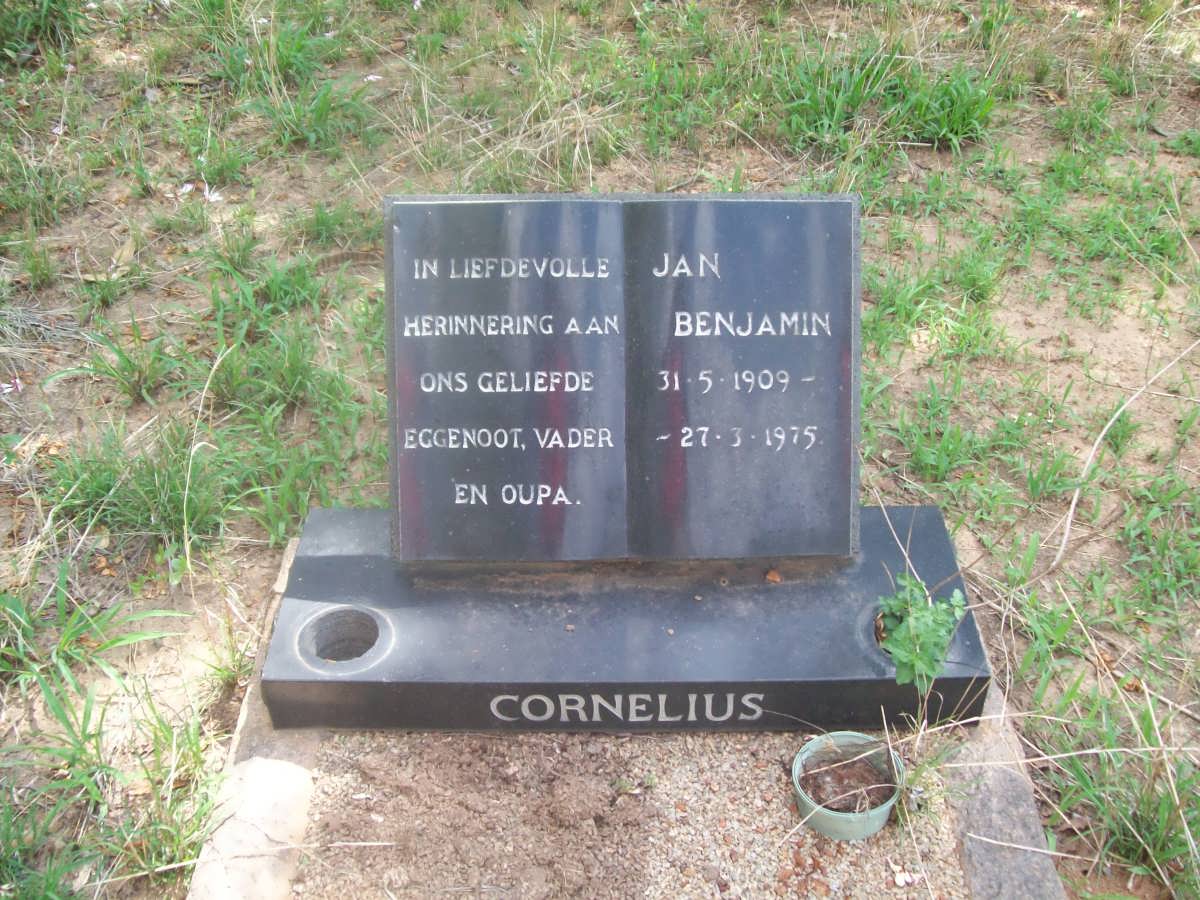CORNELIUS Jan Benjamin 1909-1975