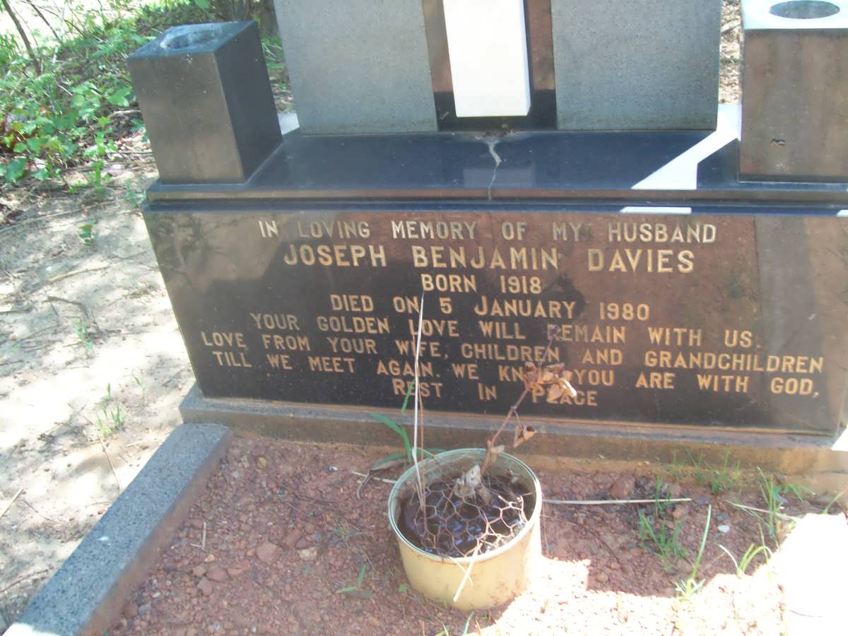 DAVIES Joseph Benjamin 1918-1980