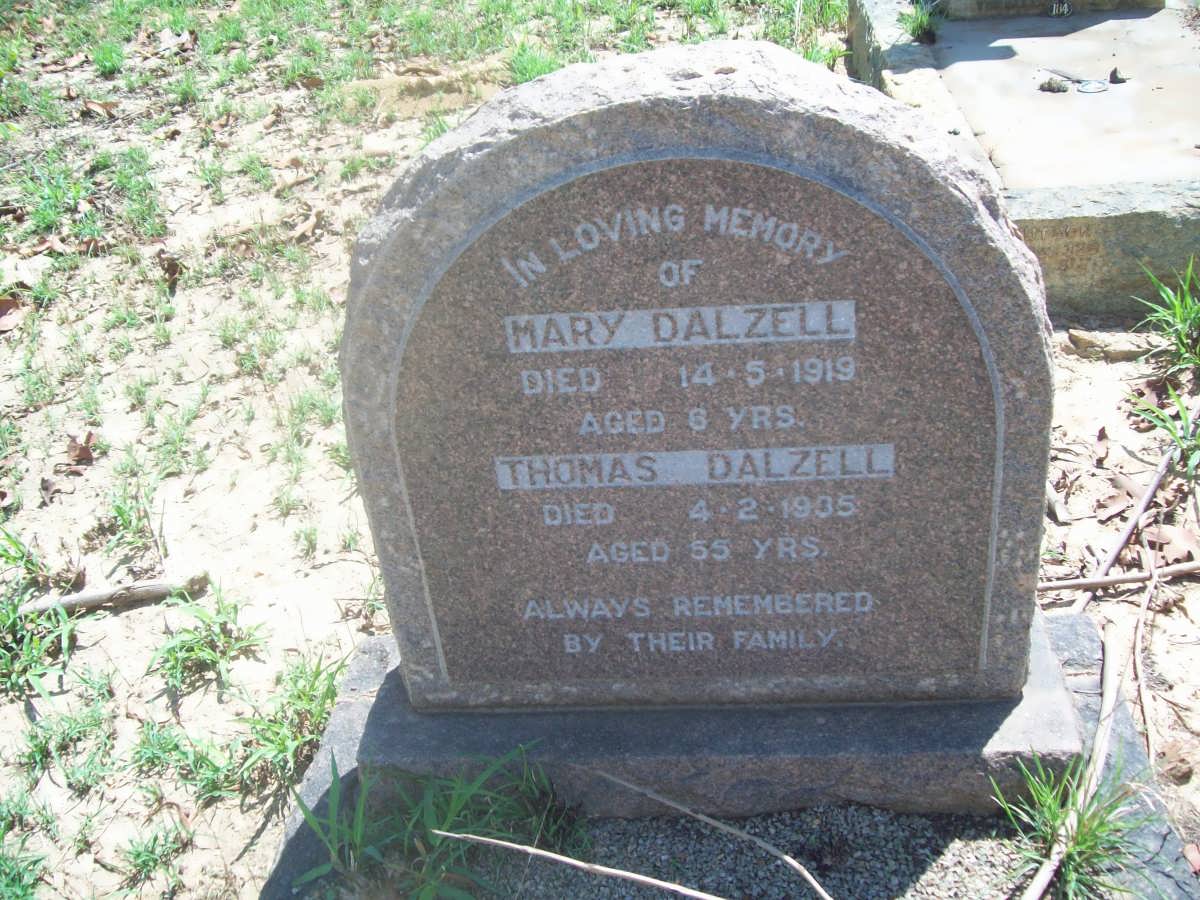 DALZELL Thomas -1905 :: DALZELL Mary -1919