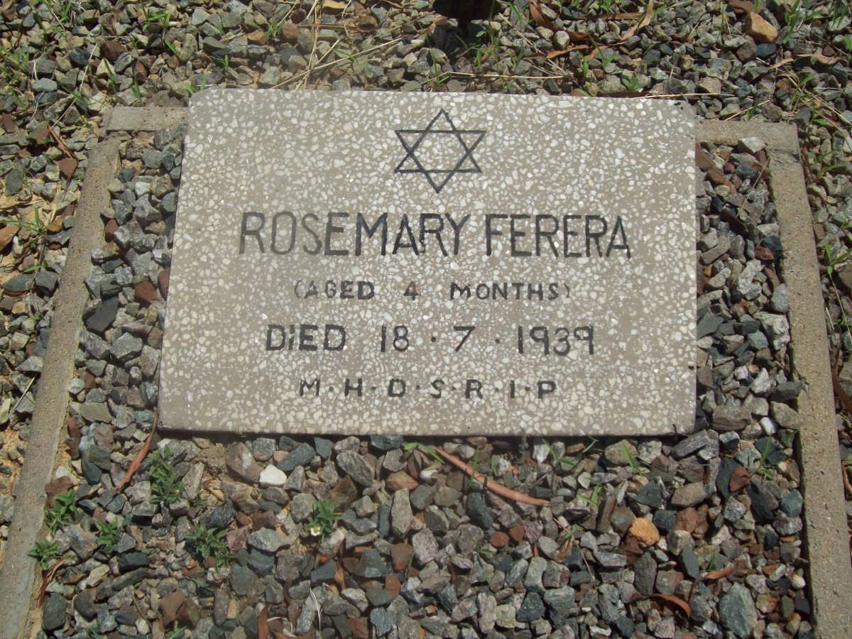 FERERA Rosemary -1939