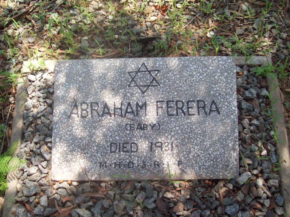 FERERA Abraham -1931