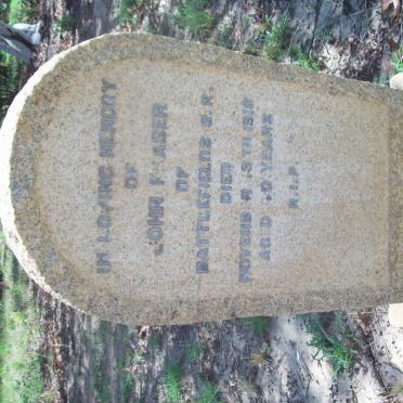 FRASER John -191?