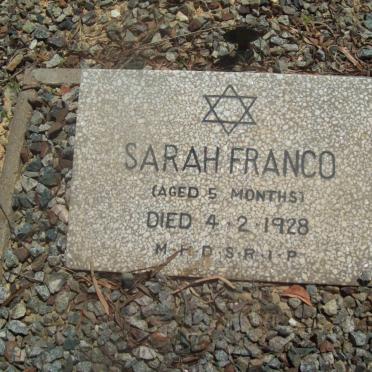 FRANCO Sarah -1928