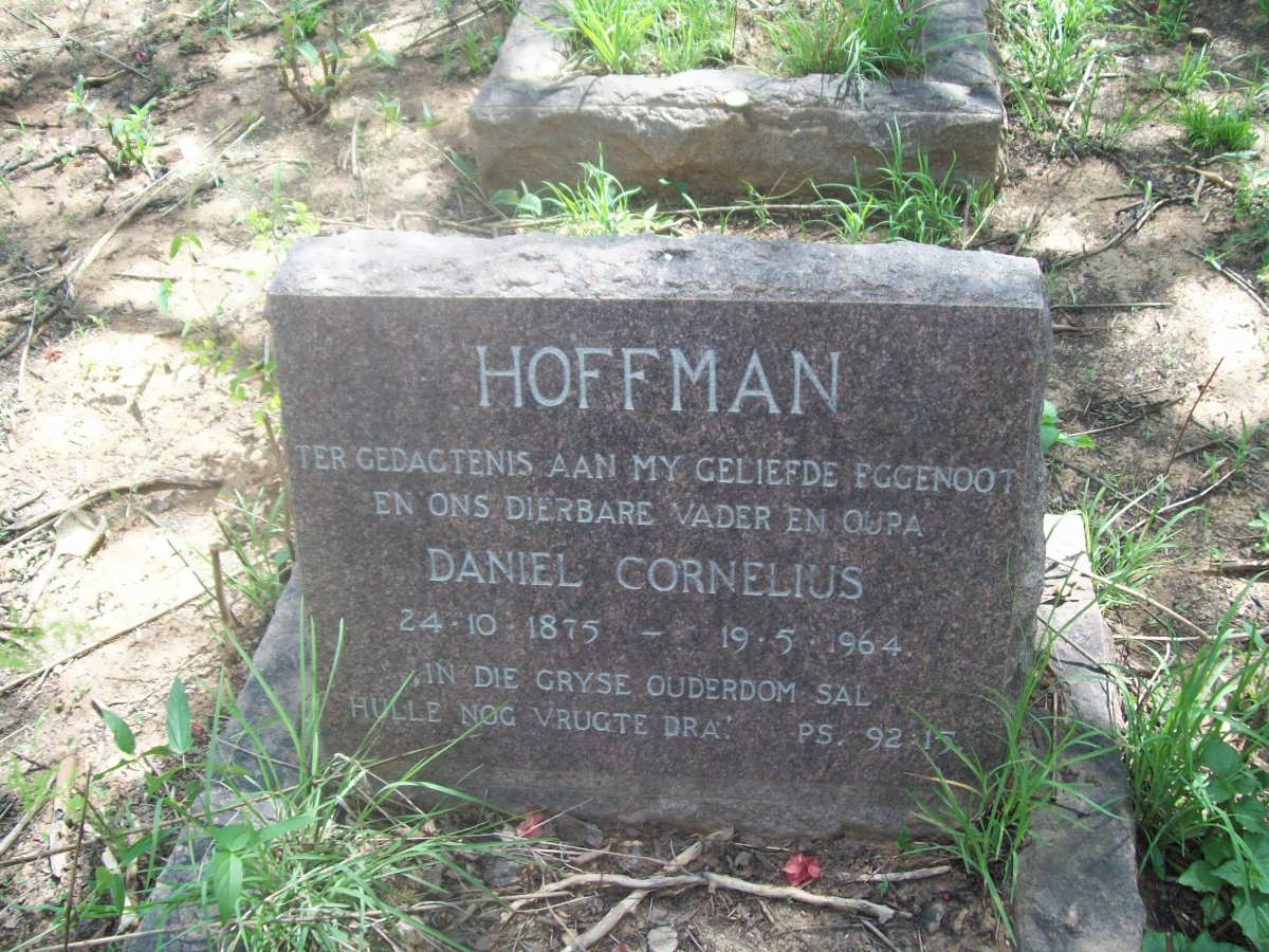 HOFFMAN Daniel Cornelius 1875-1964