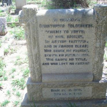 HOLDERNESS Christopher
