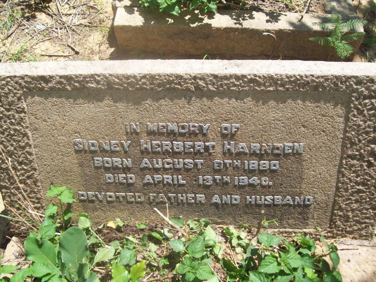 HARNDEN Sidney Herbert -1940