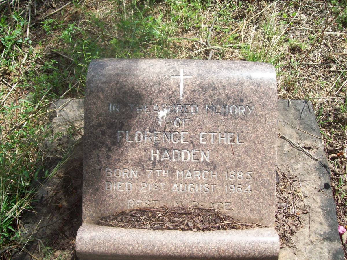 HADDEN Florence Ethel 1885-1964