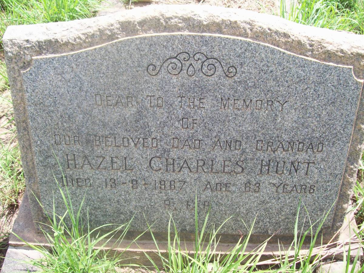 HUNT Hazel Charles -1967