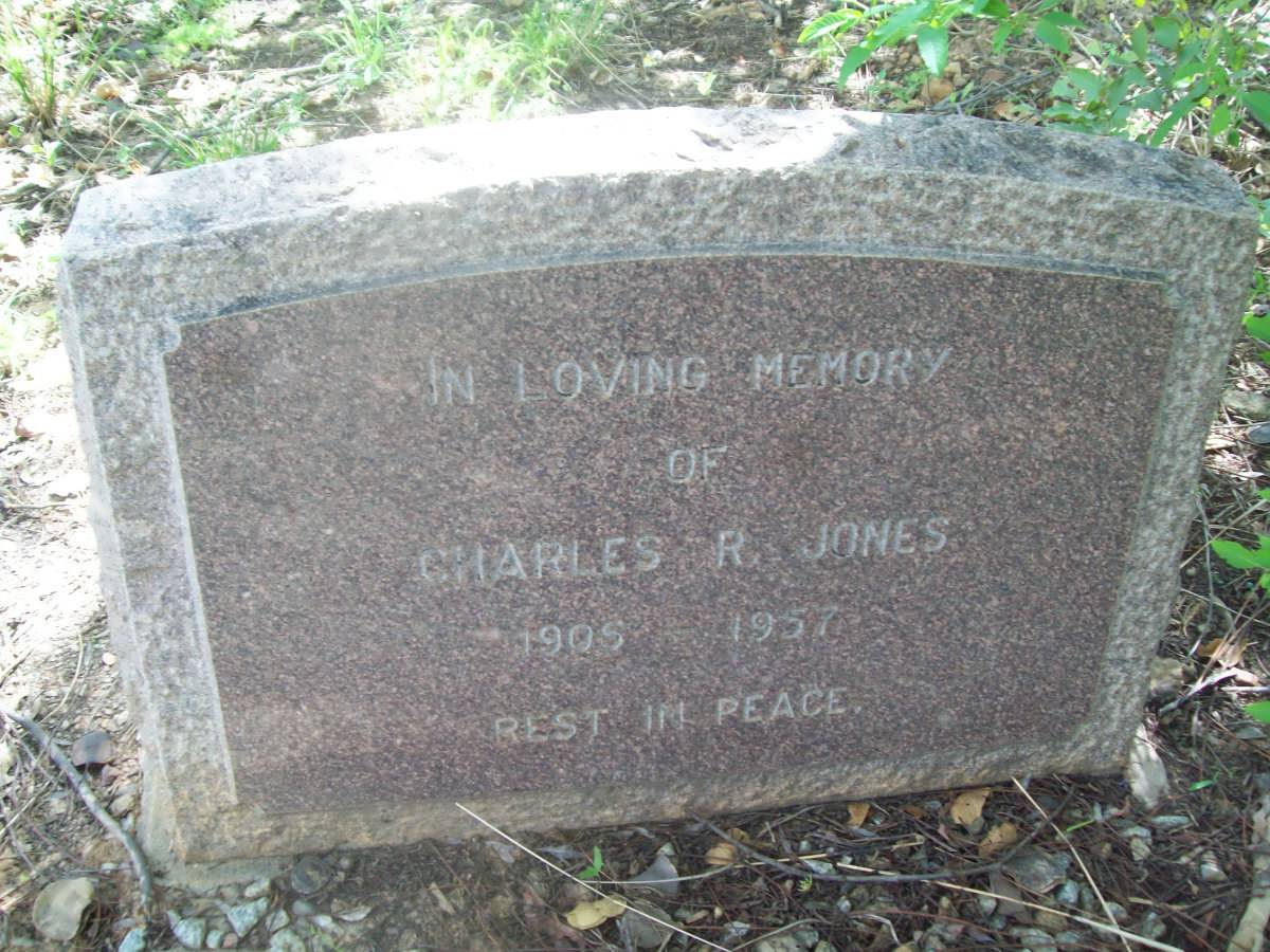 JONES Charles R. 1905-1957