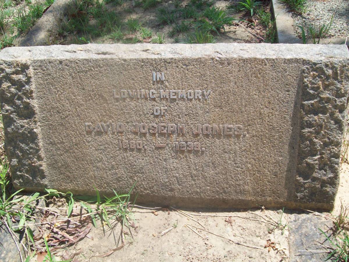 JONES David Joseph 1880-1939