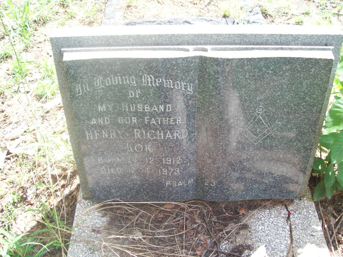 KOK Henry Richard 1912-1973