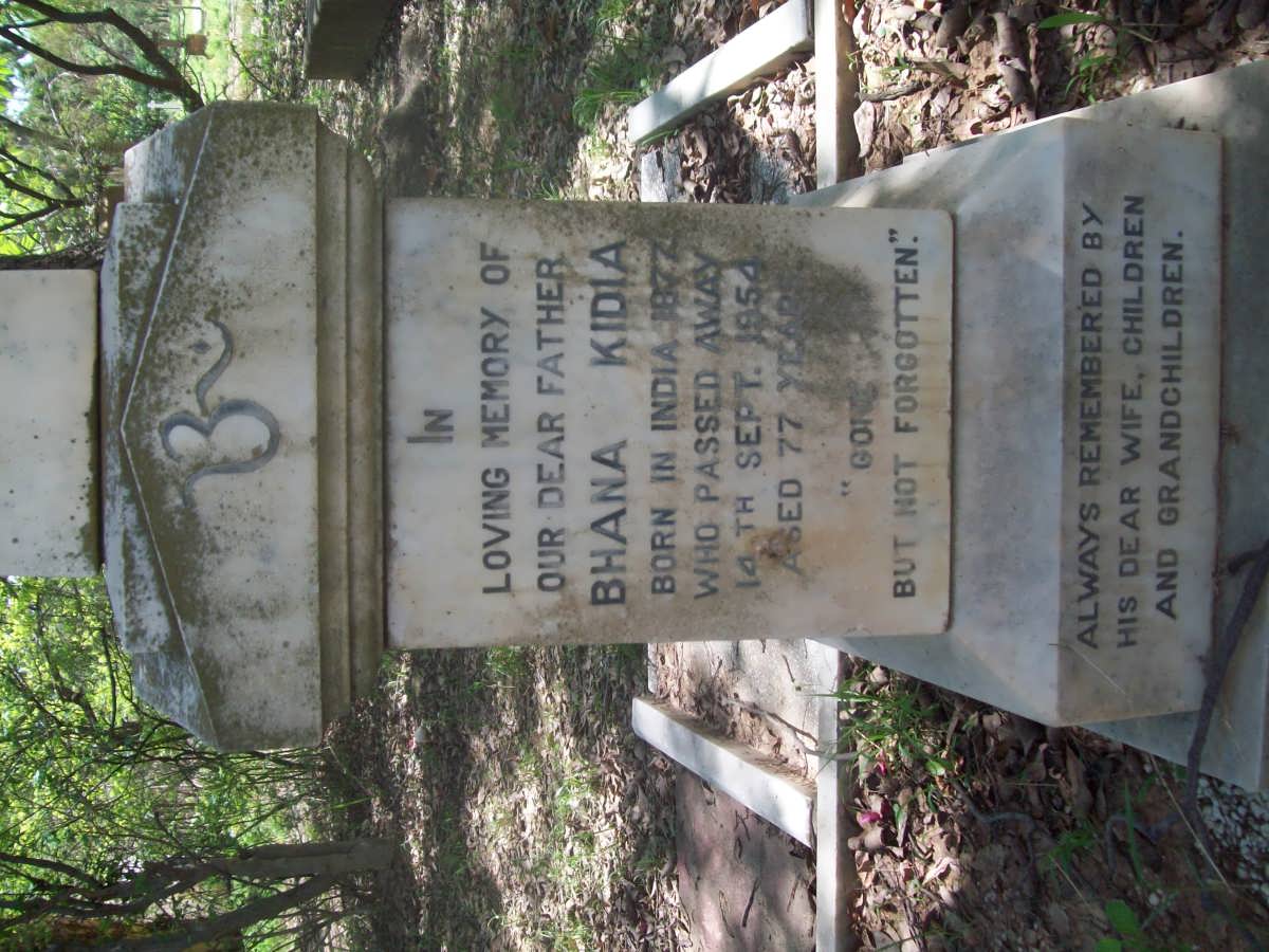 KIDIA Bhana 1877-1954
